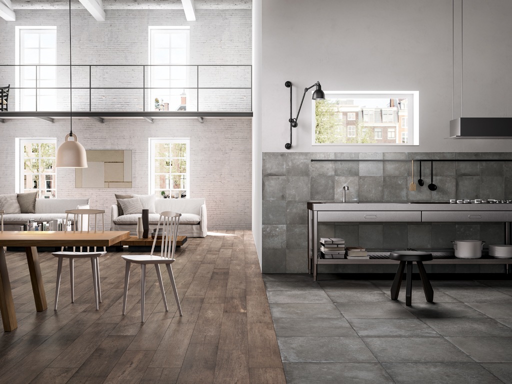 Keukentegels keukenvloeren van ceramiche refin